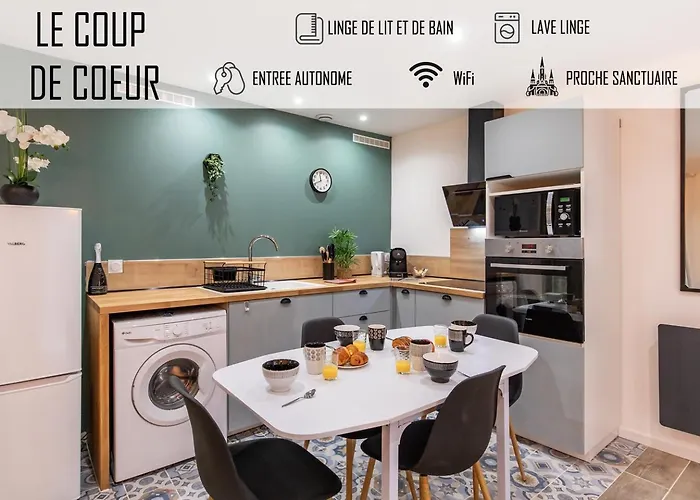 Le Coup De Coeur - Proche Sanctuaire Et Commerces - Wifi - Neuf